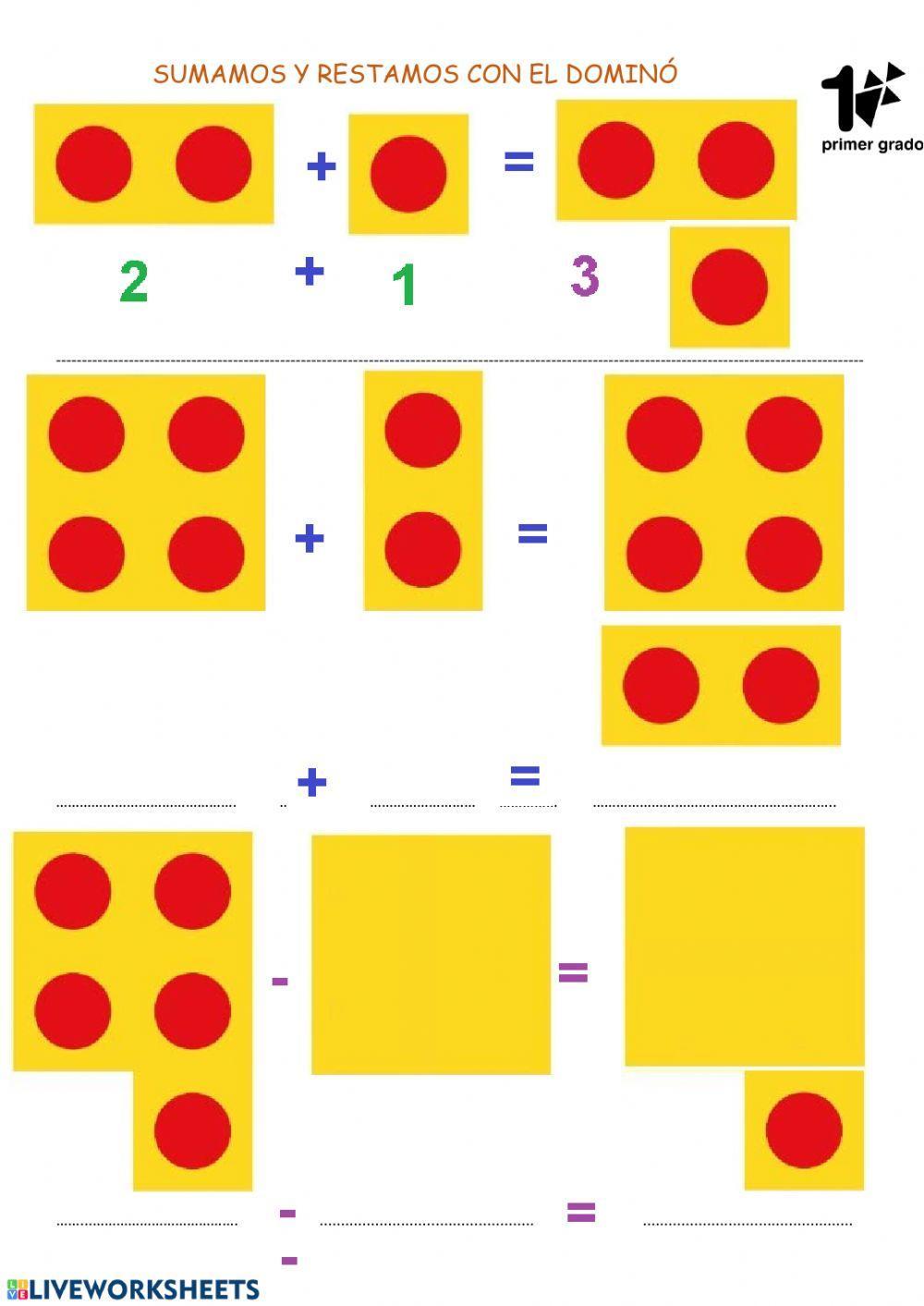 Sumamos y restamos con el dominó de Mialaret