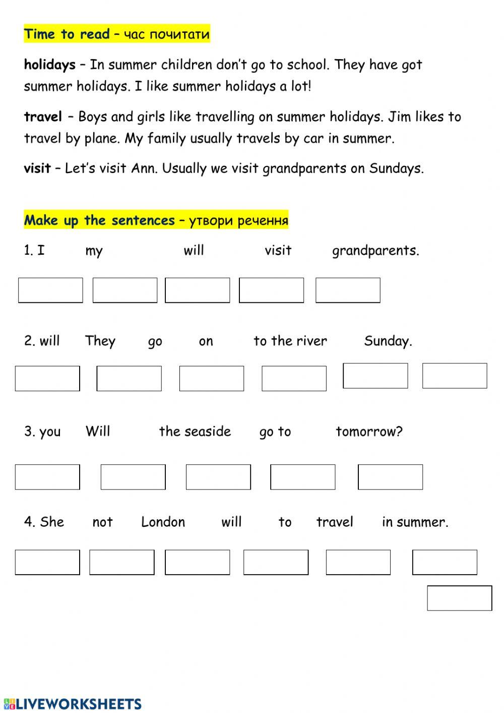 Spring time  - les. 5