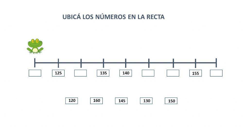 RECTA NUMERICA 5 en 5