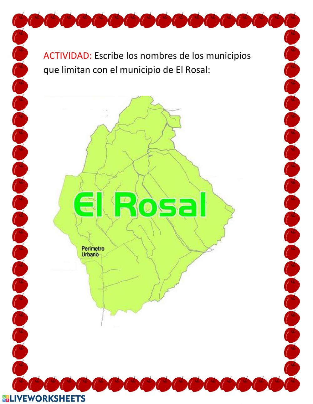 Limites del Municipio de El Rosal