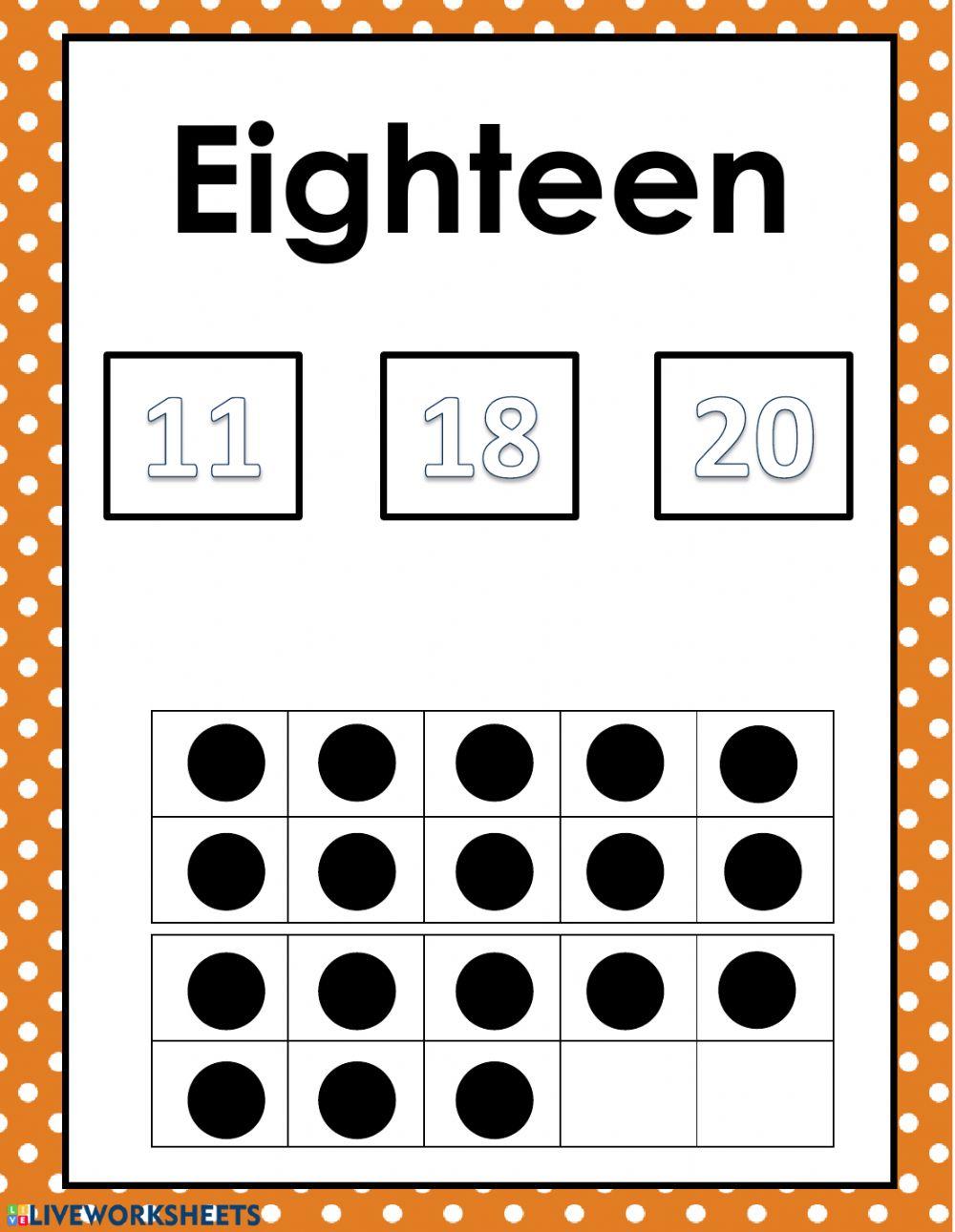 Counting 11 to 20 Counting 11 to 20