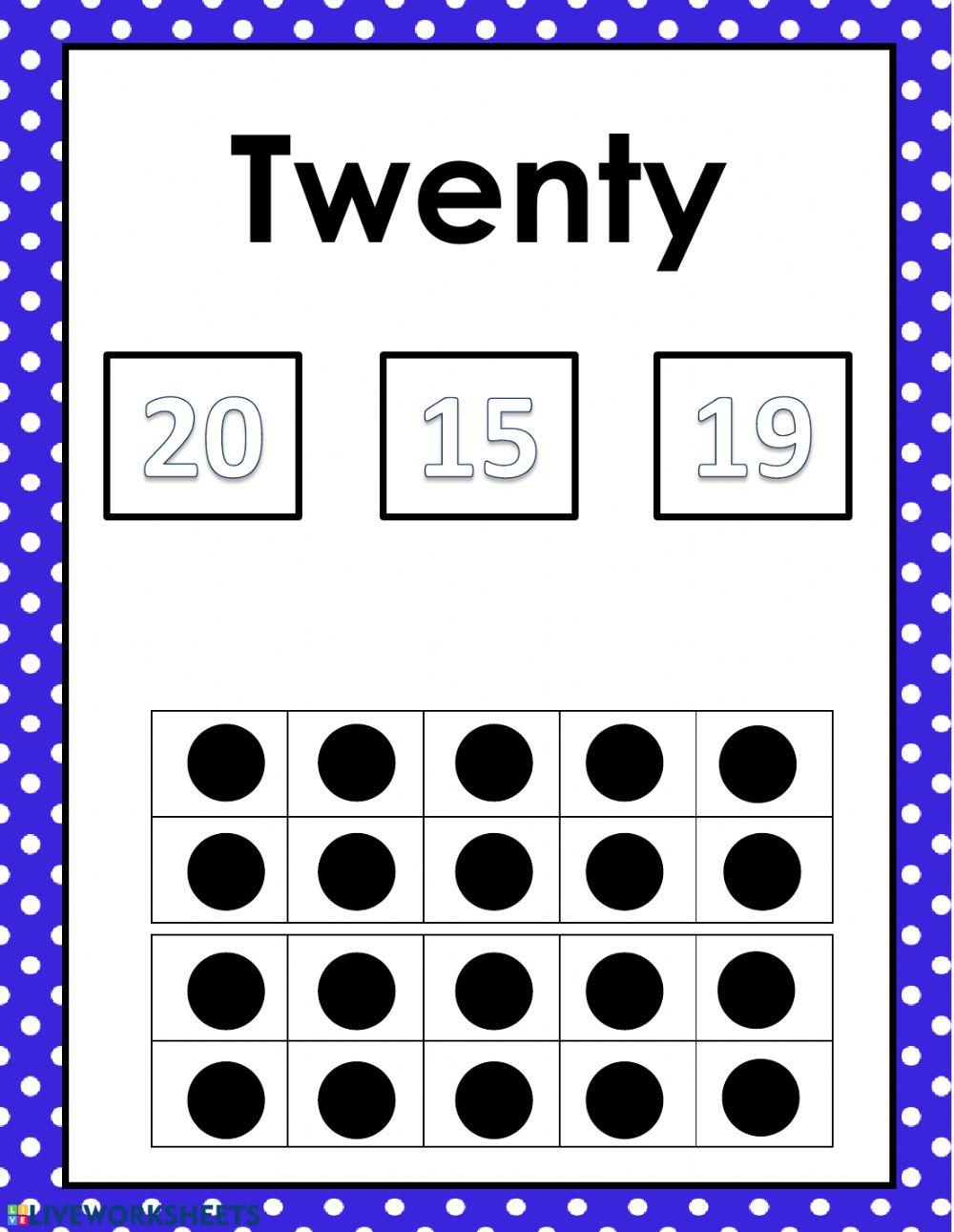 Counting 11 to 20 Counting 11 to 20