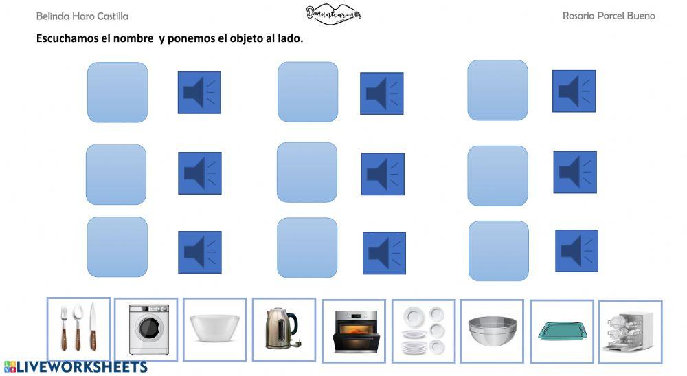 Vocabulario cocina 3 con audio Vocabulario cocina 3 con audio