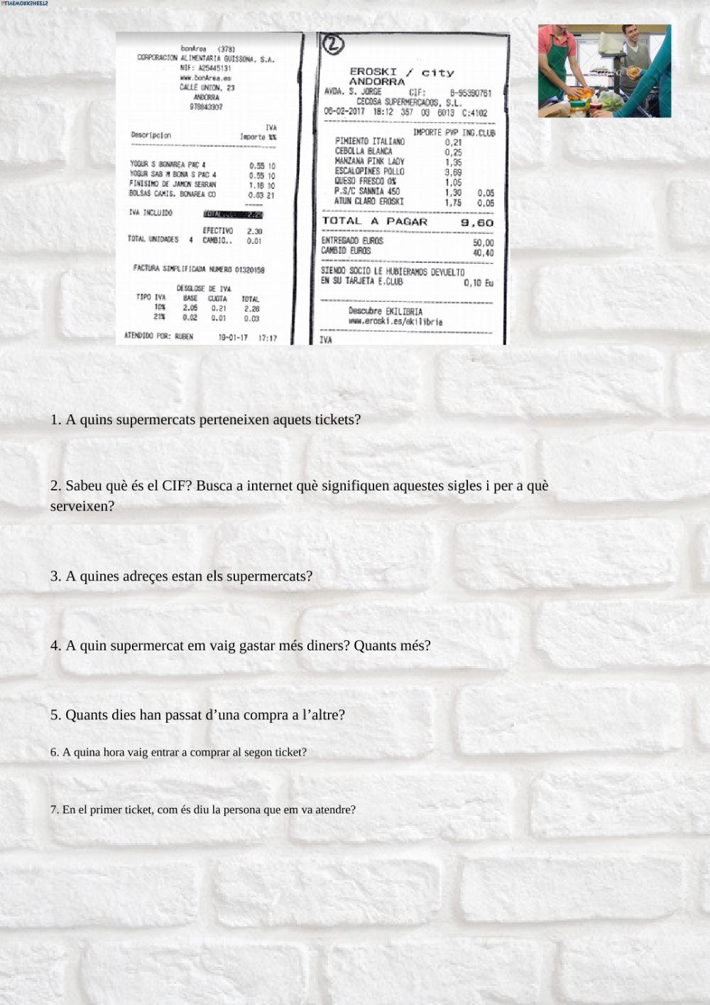 Cl tickets de compra