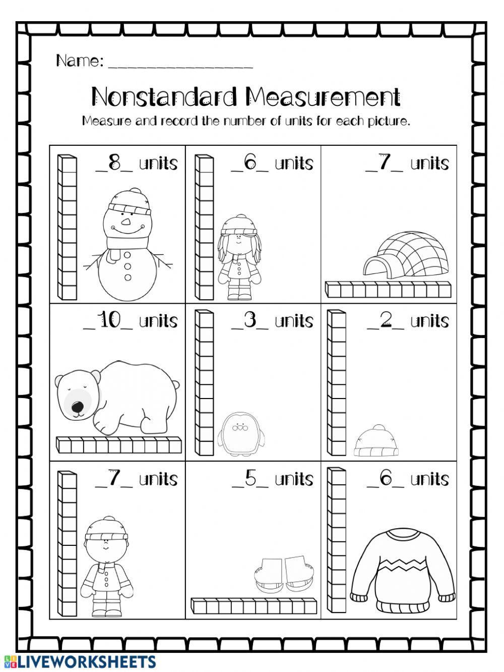 Non-standard unit Measurement