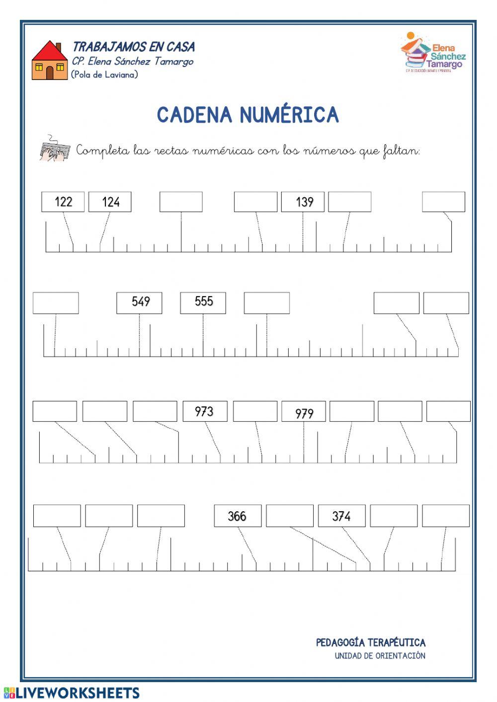 Cadena numérica