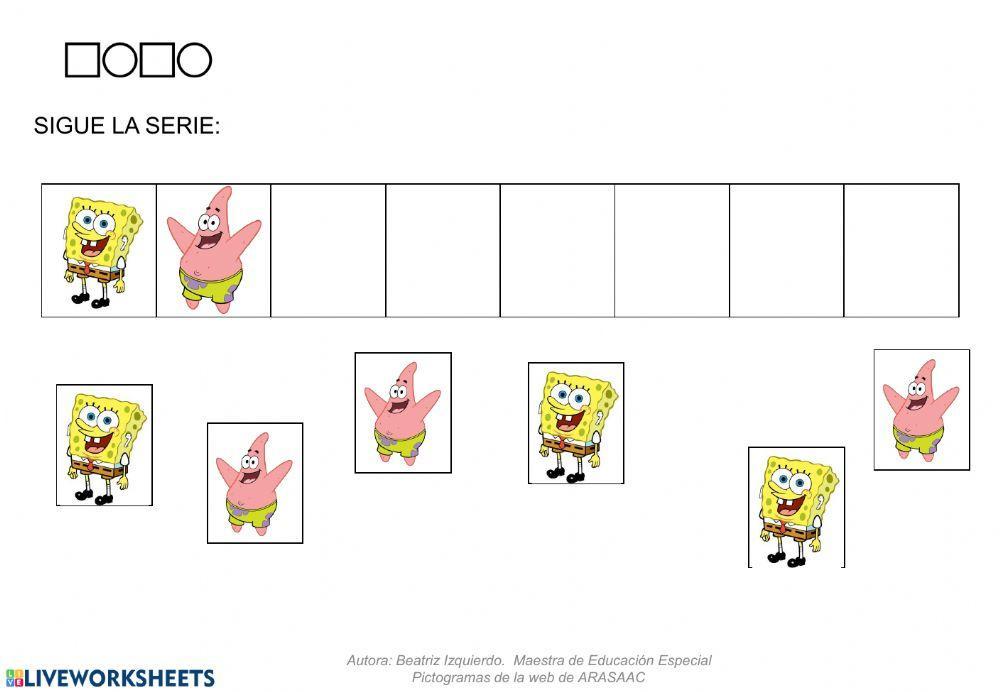 Matemáticas con Bob Esponja