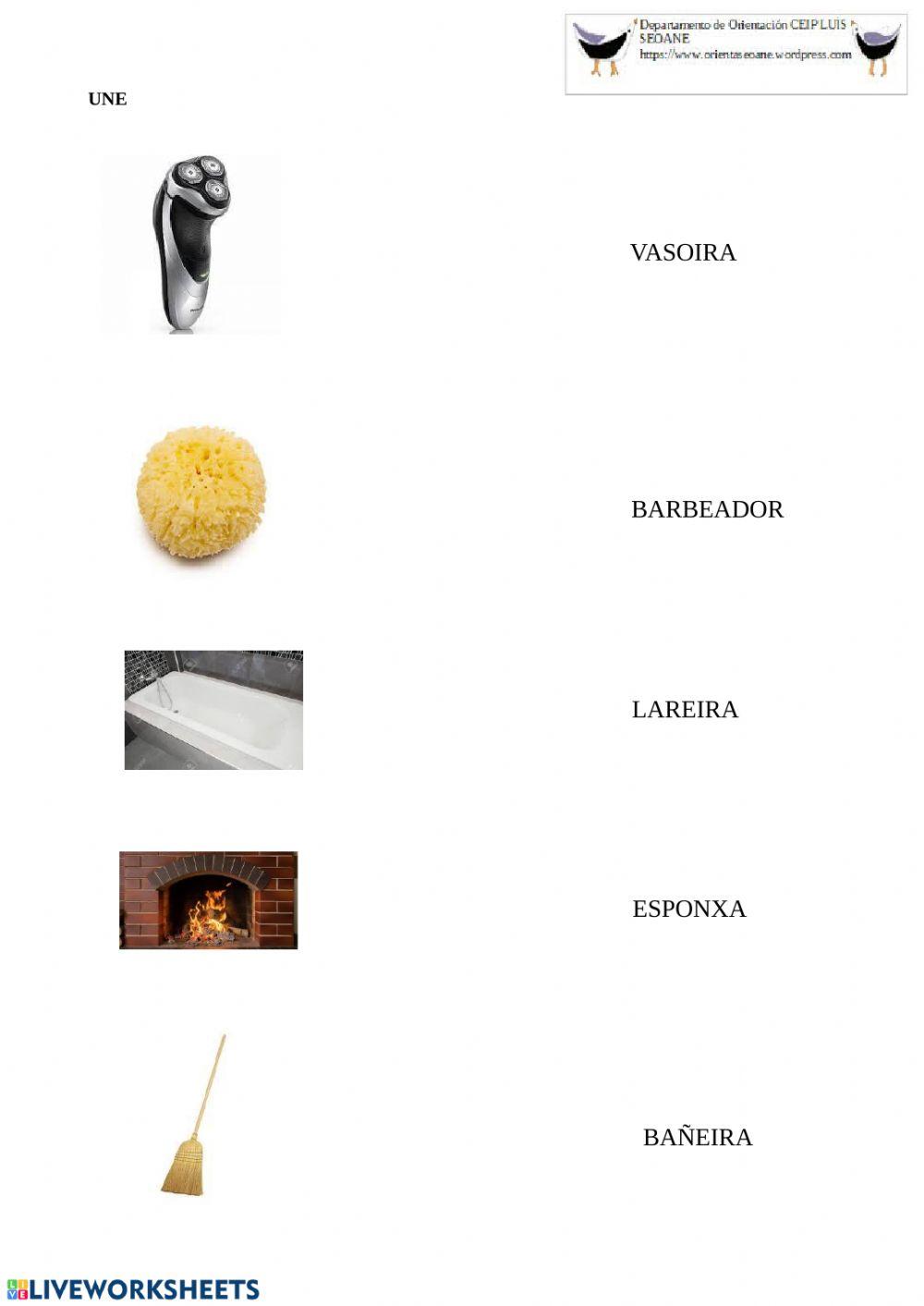 Une vocabulario da casa Une vocabulario da casa