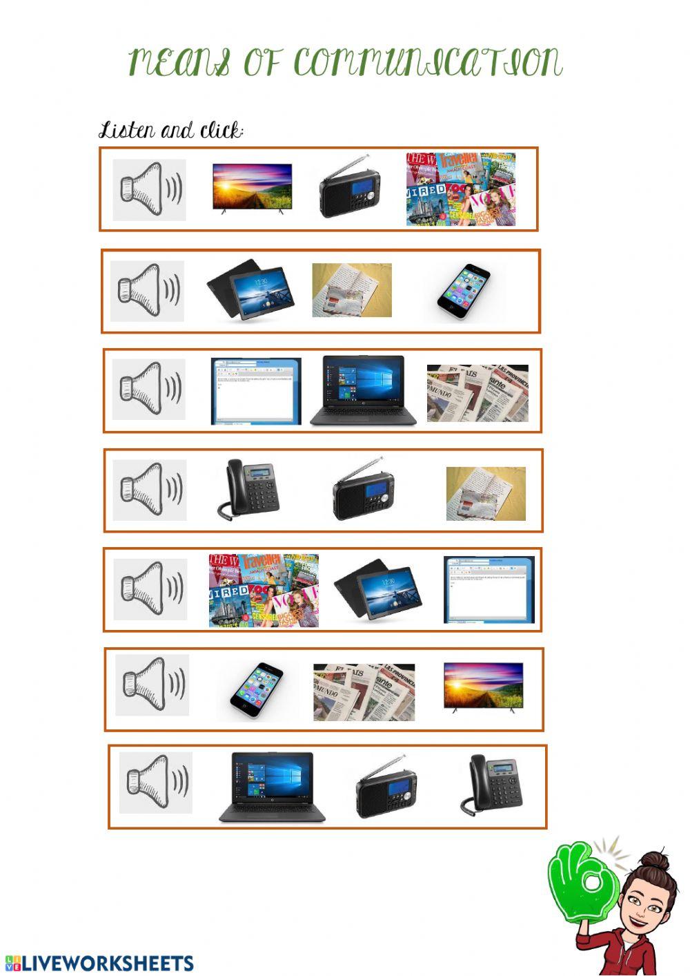 Means of communication