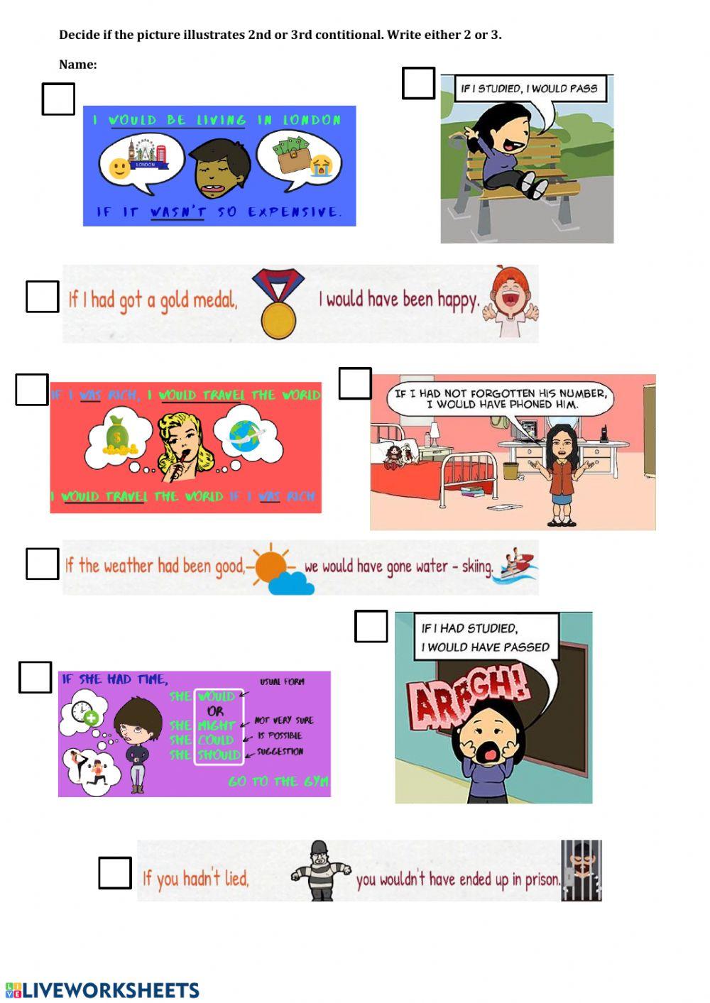 2nd and 3rd Conditionals