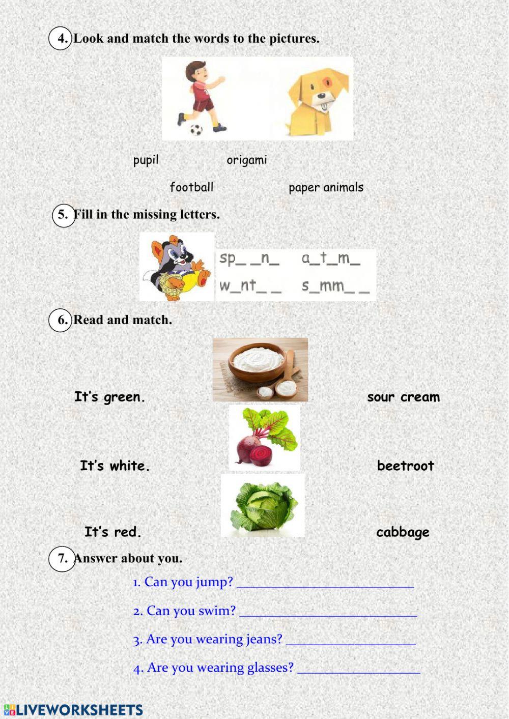 Smart Junior 2 Mid-Term Test