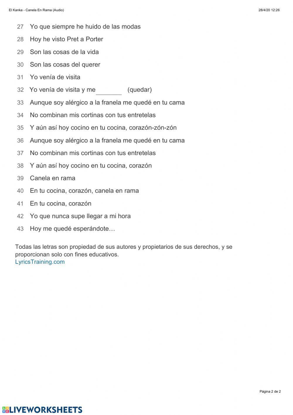 El Kanka-Canela en Rama