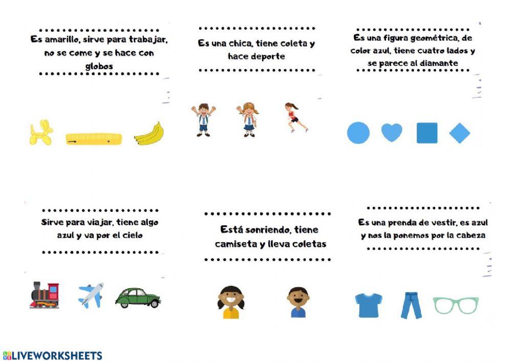 Lee, comprende y elige.