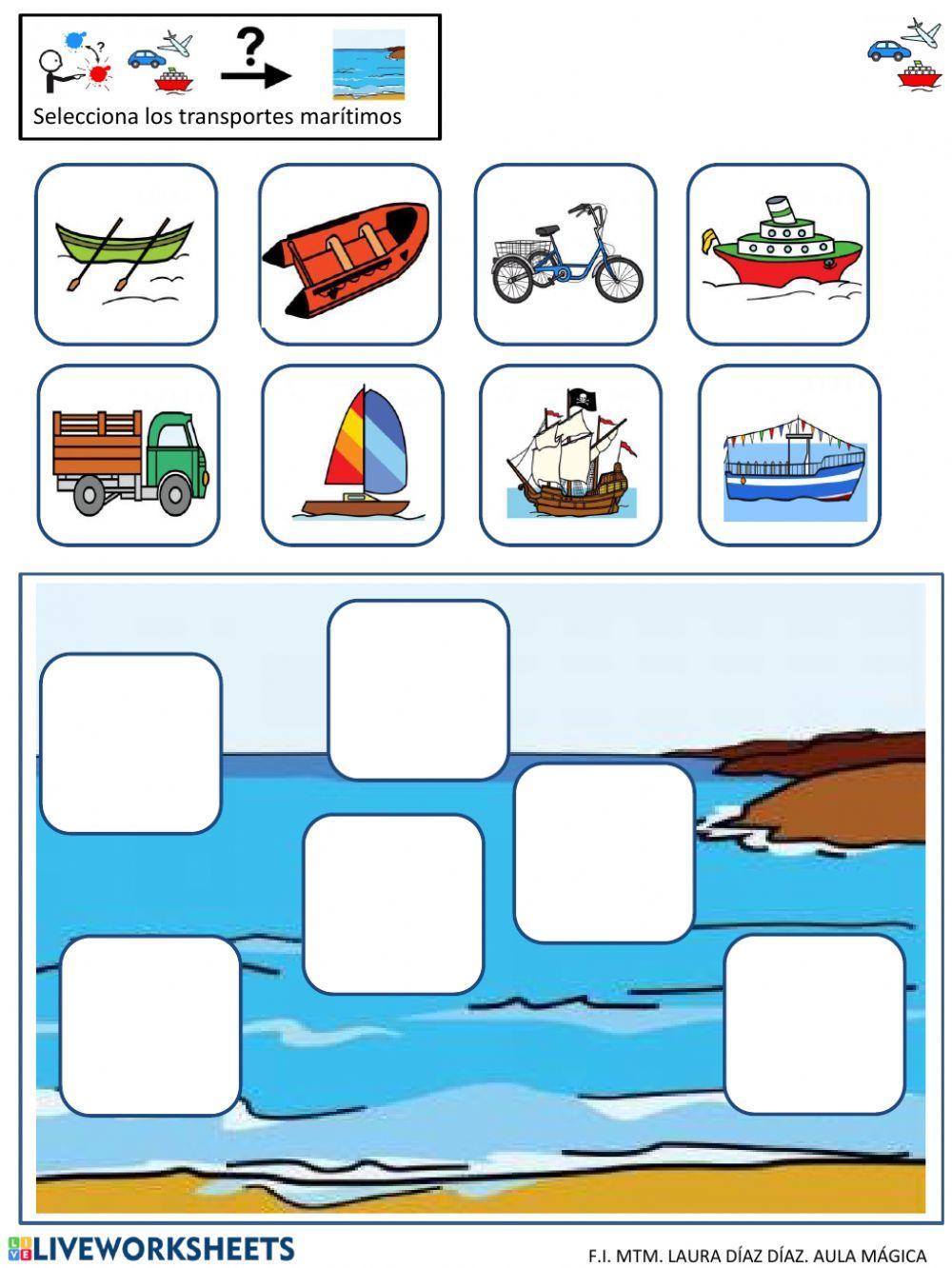 Medios de transportes marítimos