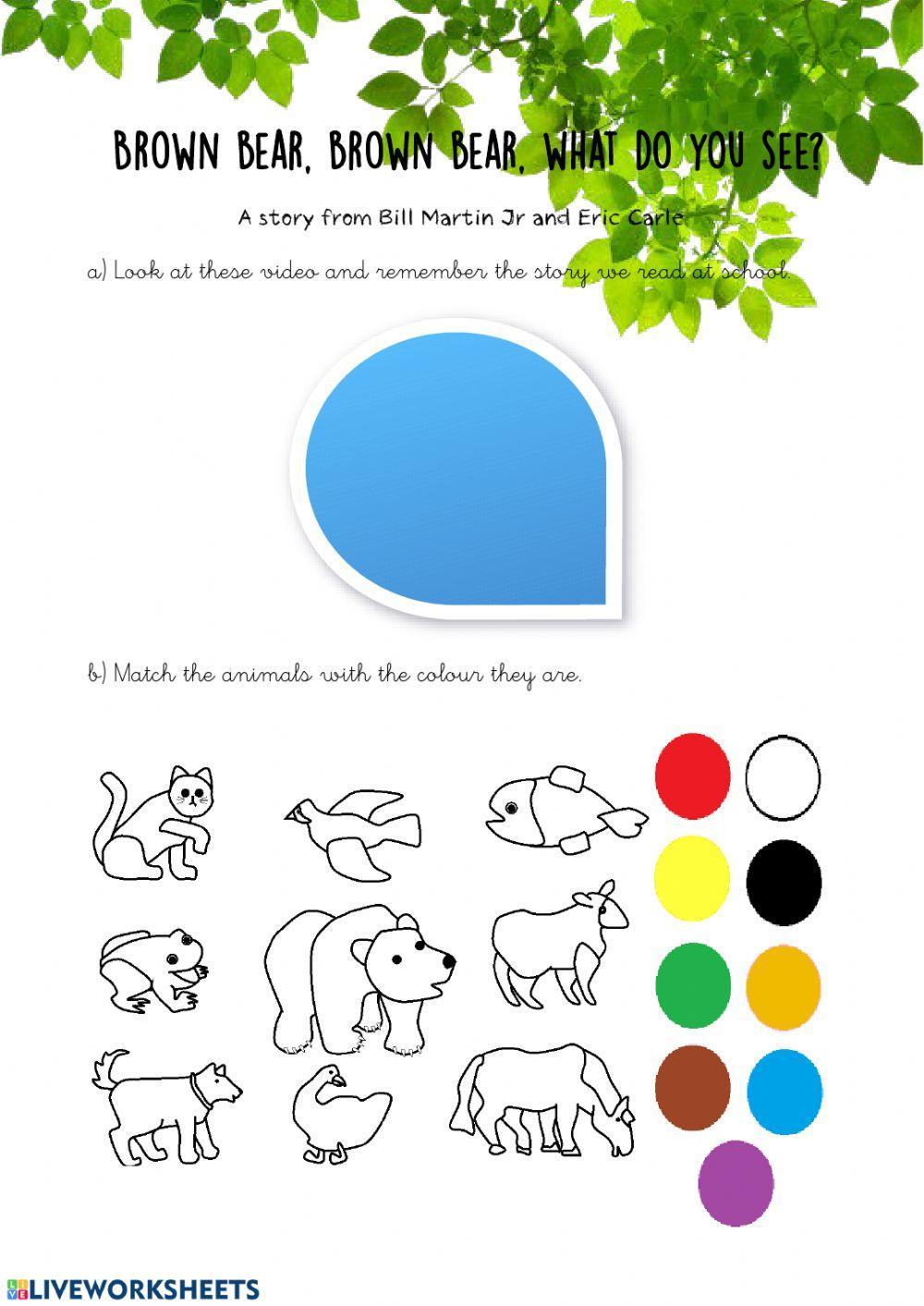 Brown bear, brown bear, what do you see? INFANTIL