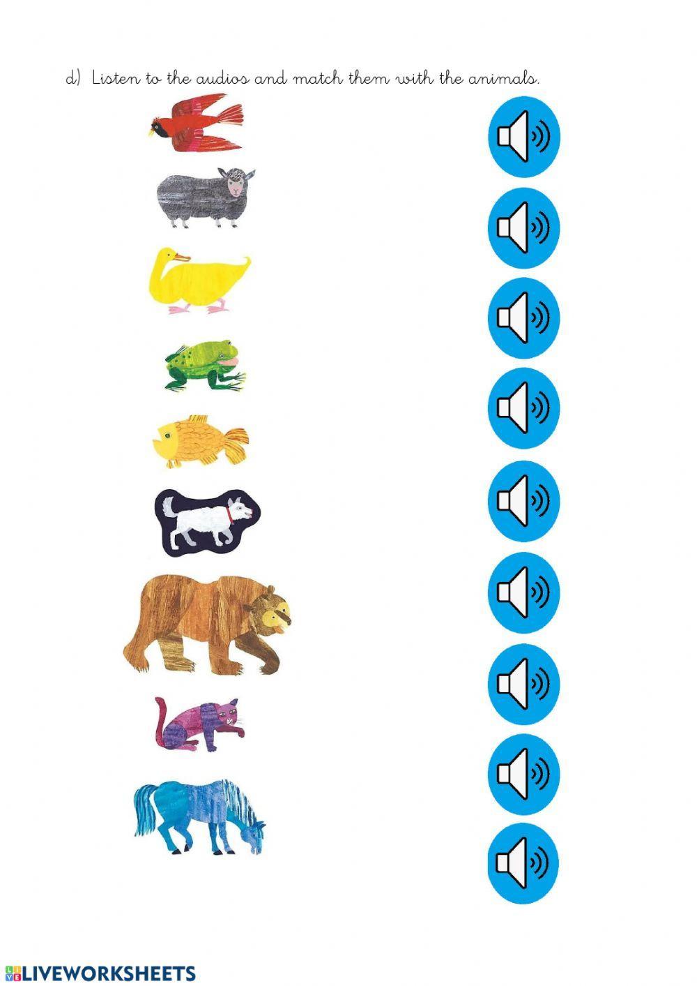 Brown bear, brown bear, what do you see? INFANTIL