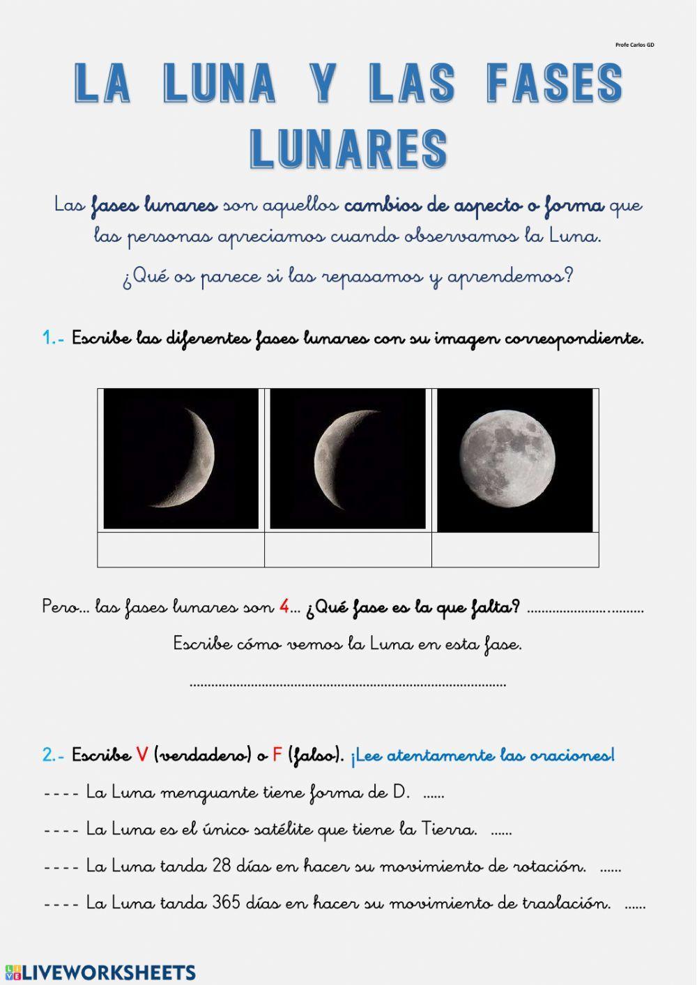 Las fases lunares