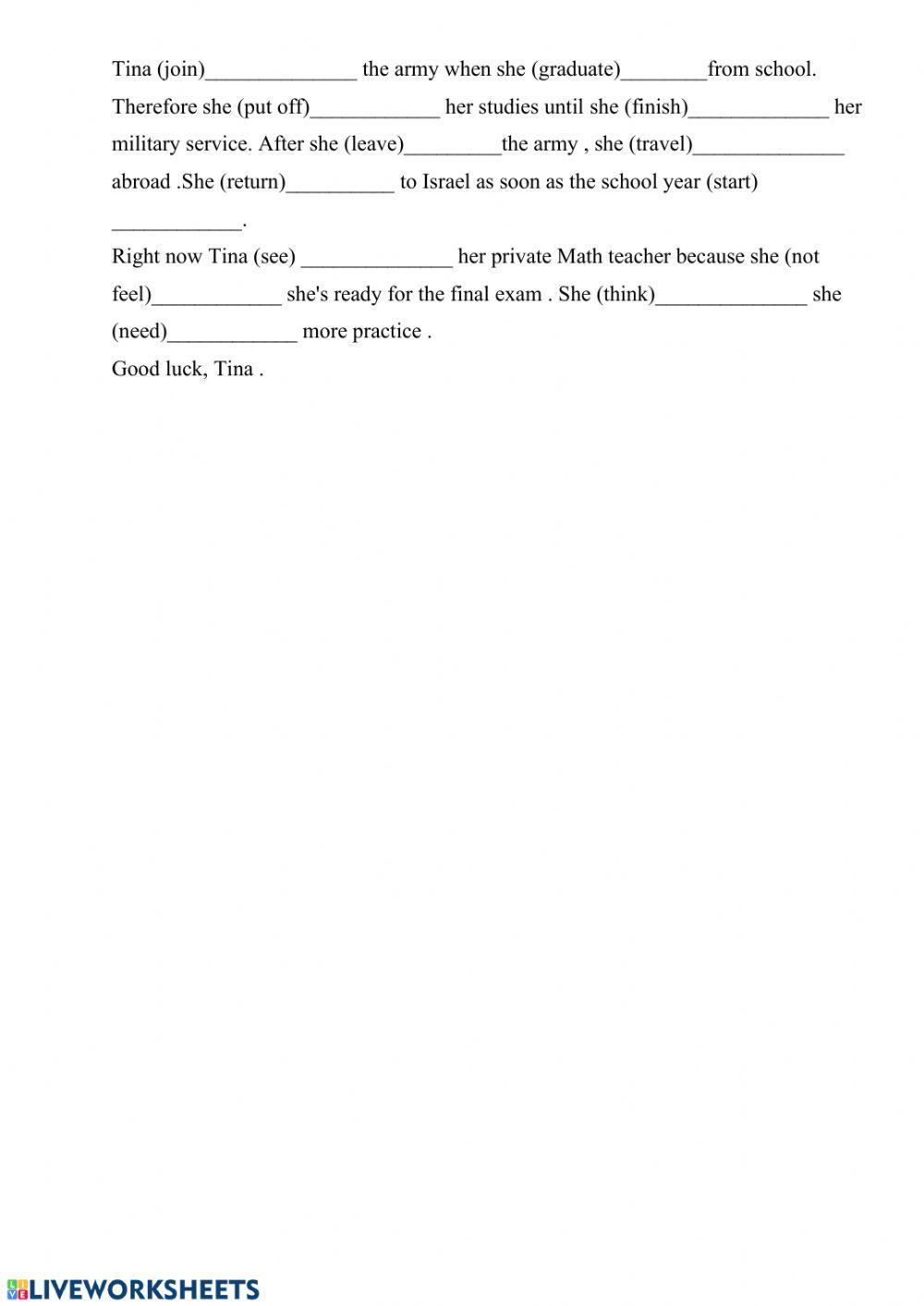 Grammar including Temporals