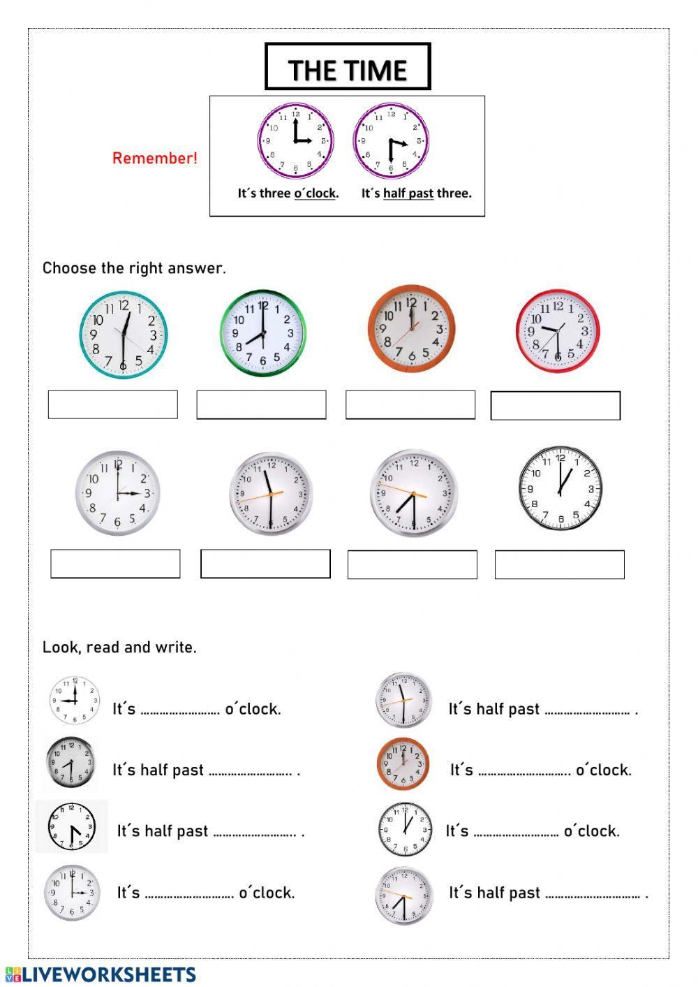 What time is it activity live worksheets 51 off