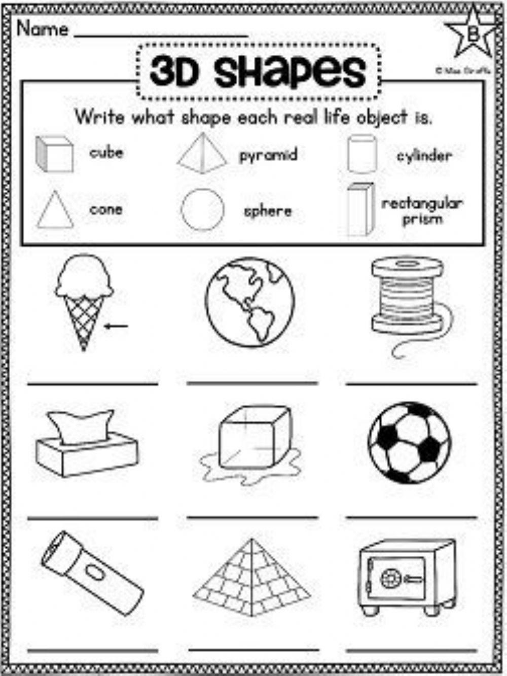 3D Shapes Real Life Objects Online Exercise For Live Worksheets 3D Shapes Real Life Objects Online Exercise For Live Worksheets
