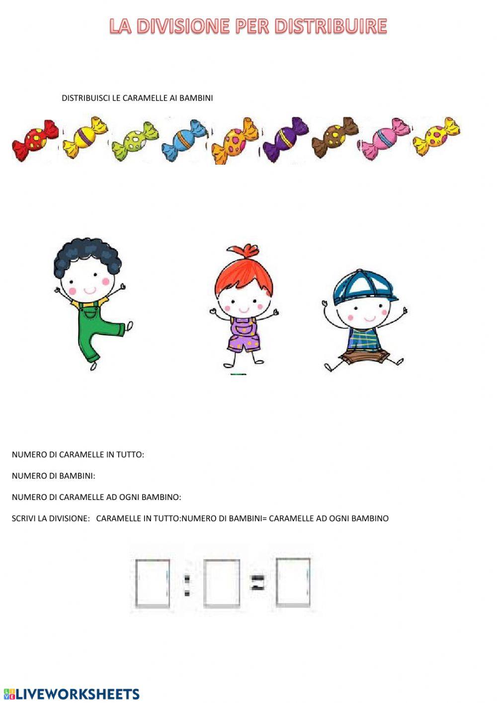 La divisione come distribuzione