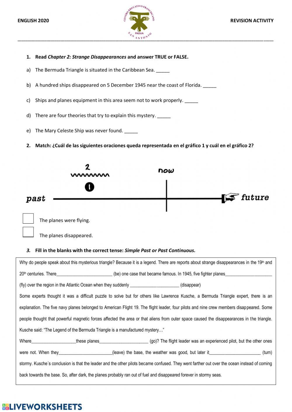 Past Simple and Past Continuous