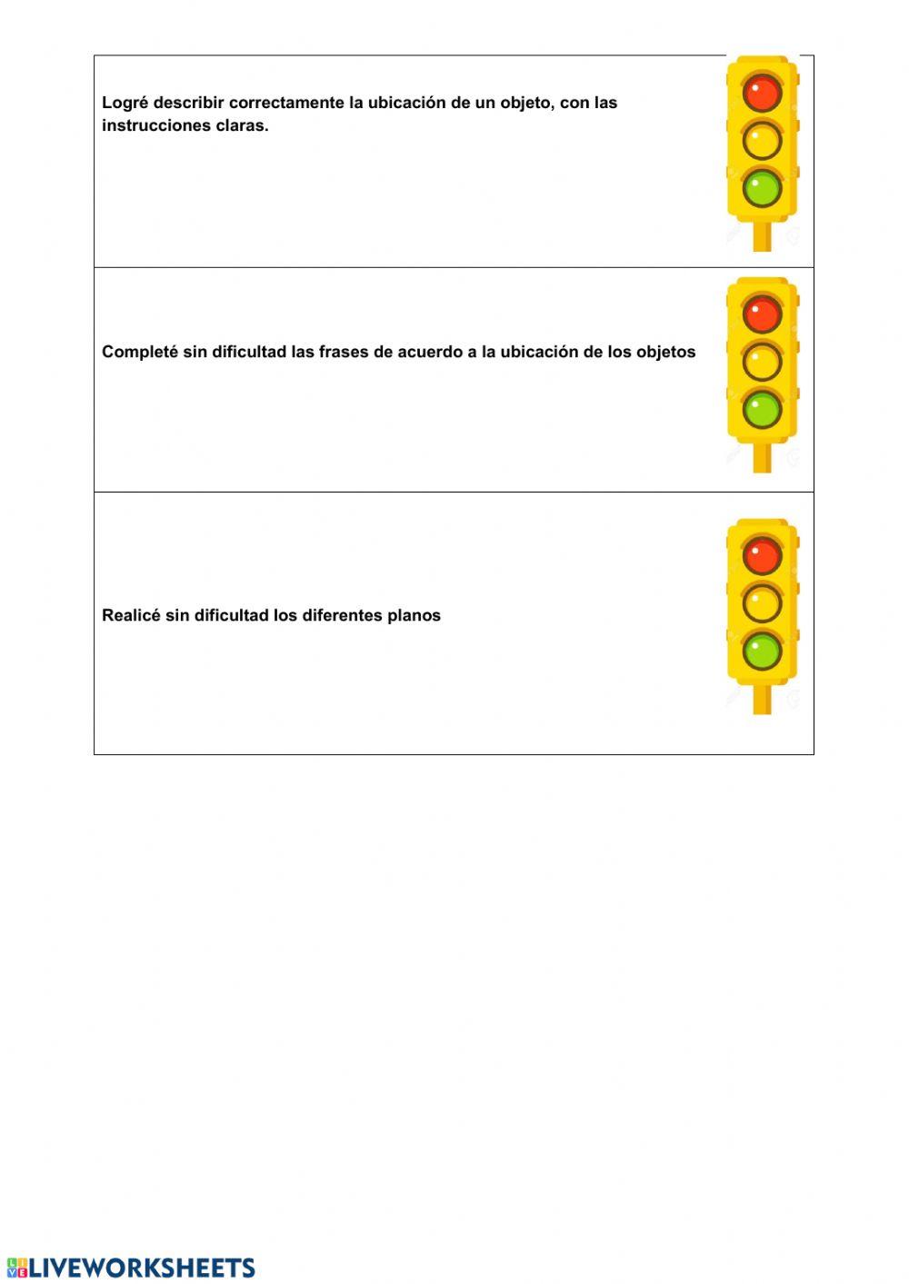 Autoevaluación -Espacio-