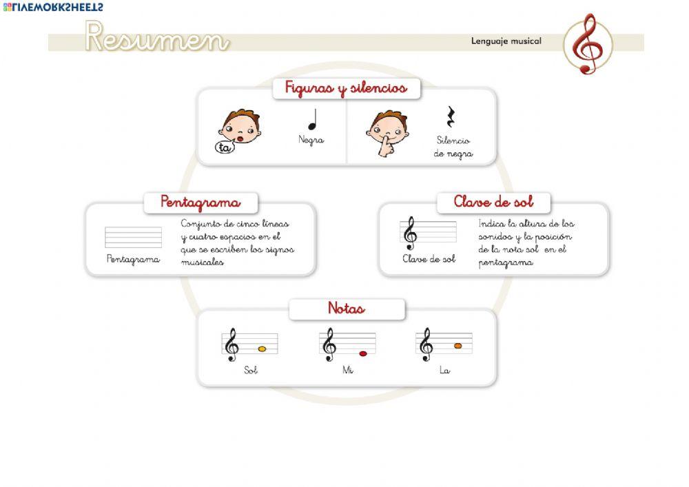 Lenguaje musical 1º