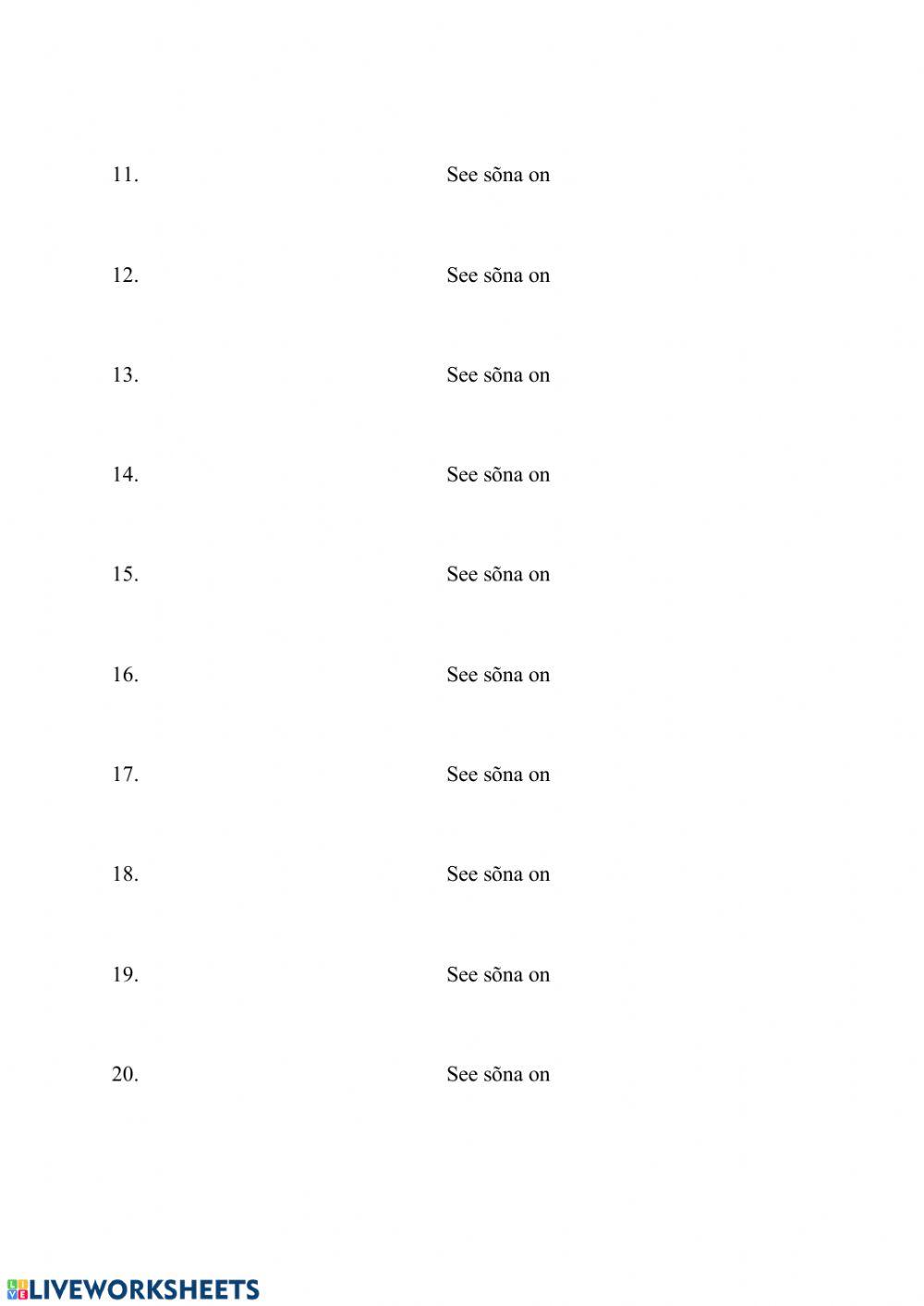 Võõrsõnade kirjutamine