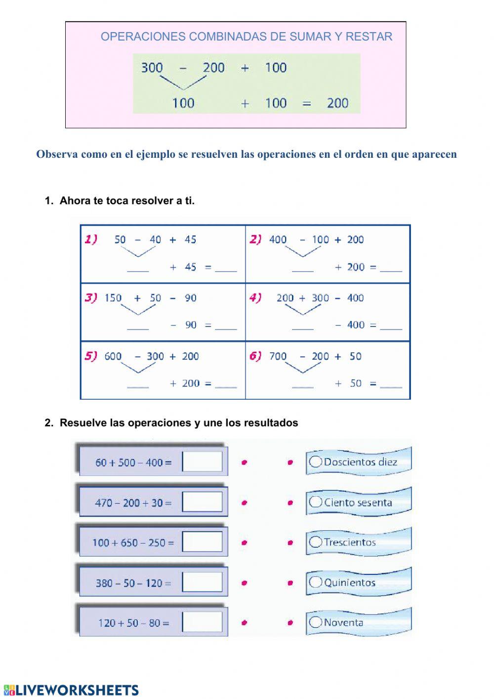 3 Live Worksheets 3 Live Worksheets