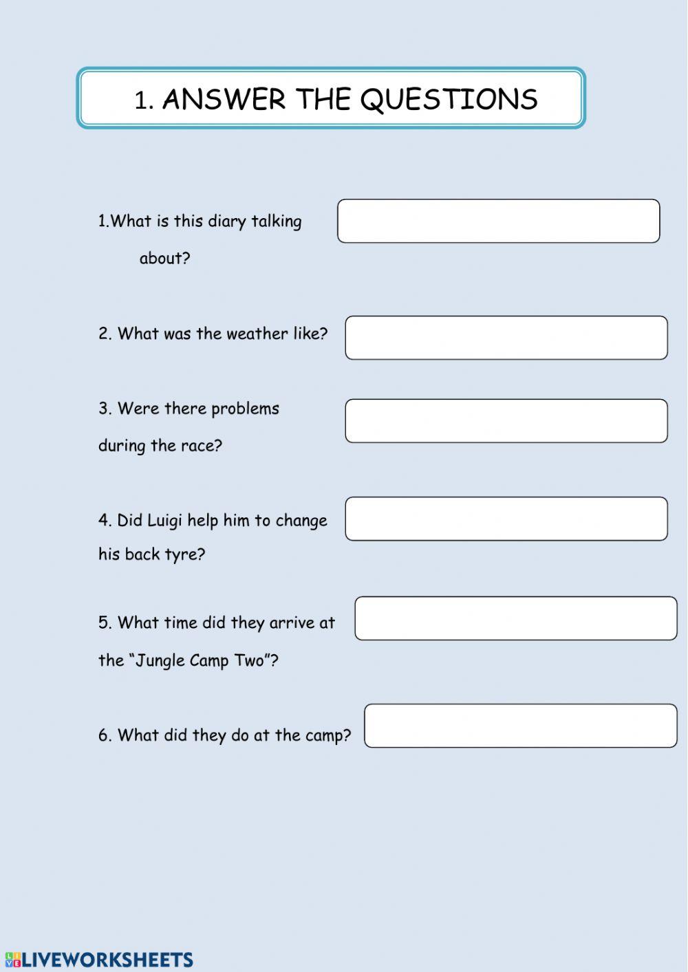 Reading Comprehension