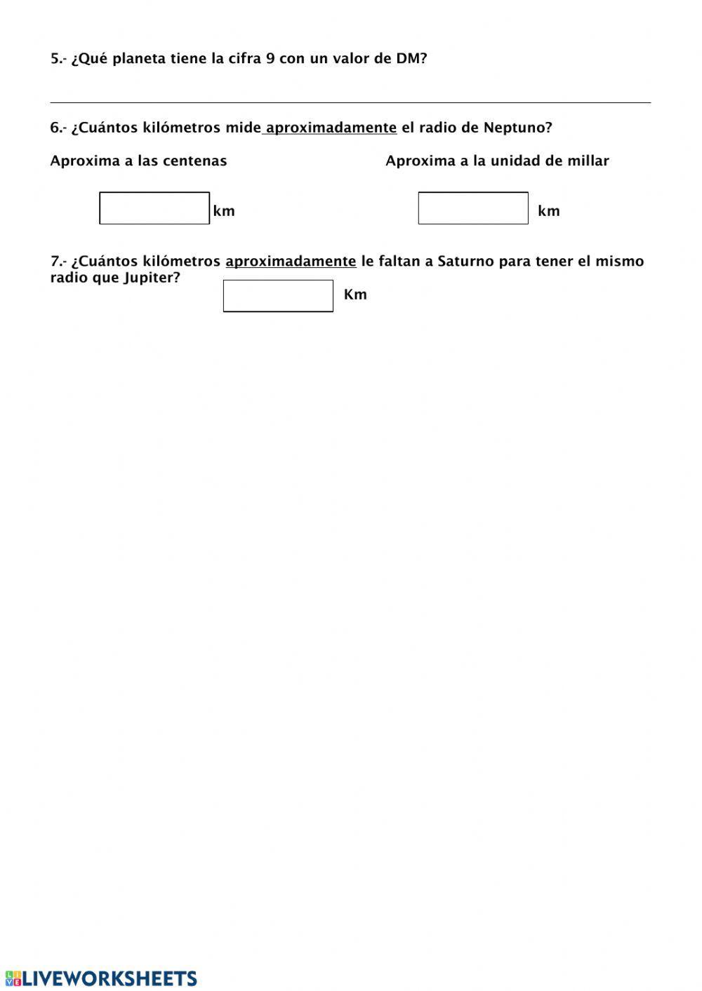 Nuestro Sistema Solar