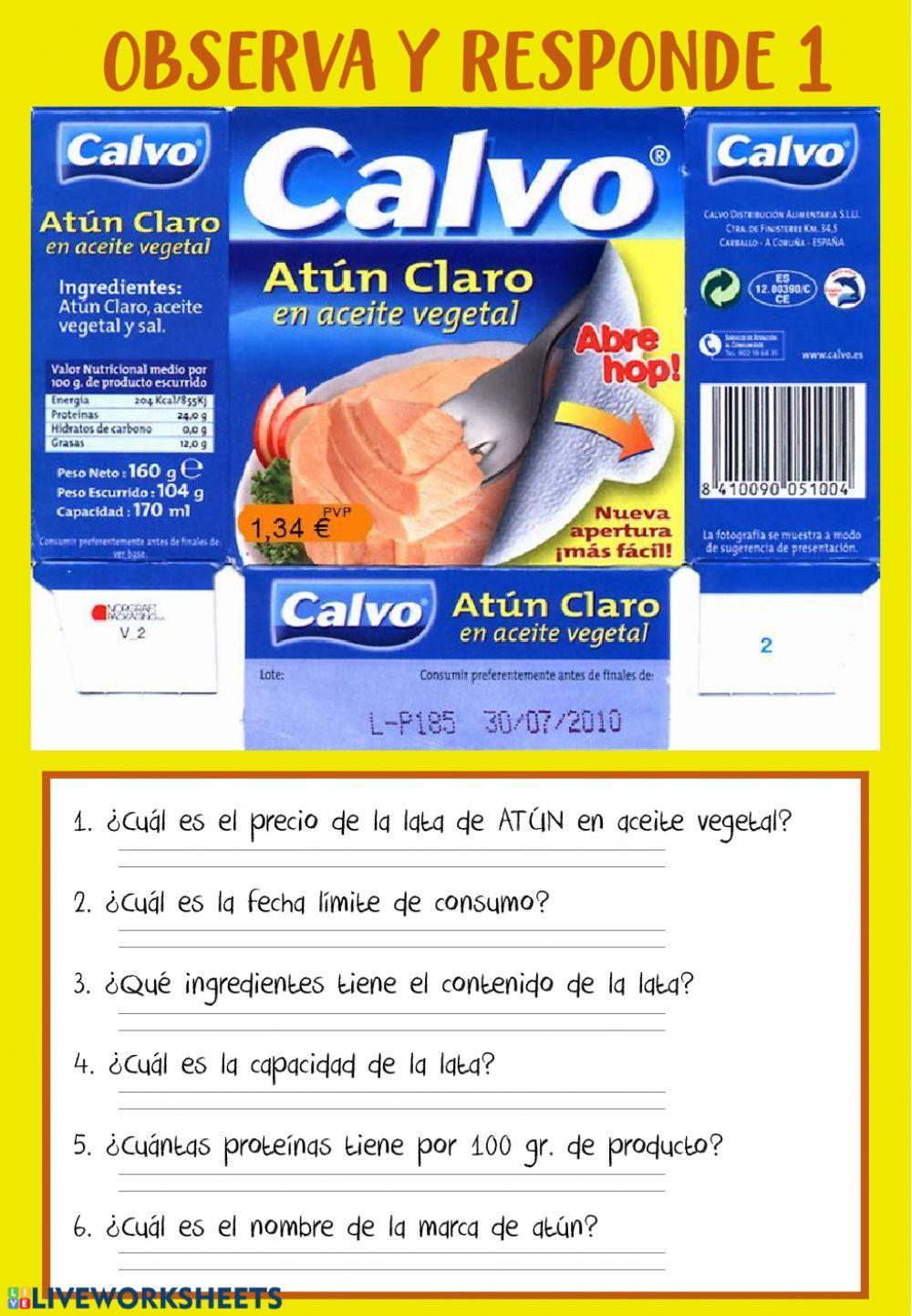 Observo y respondo 1