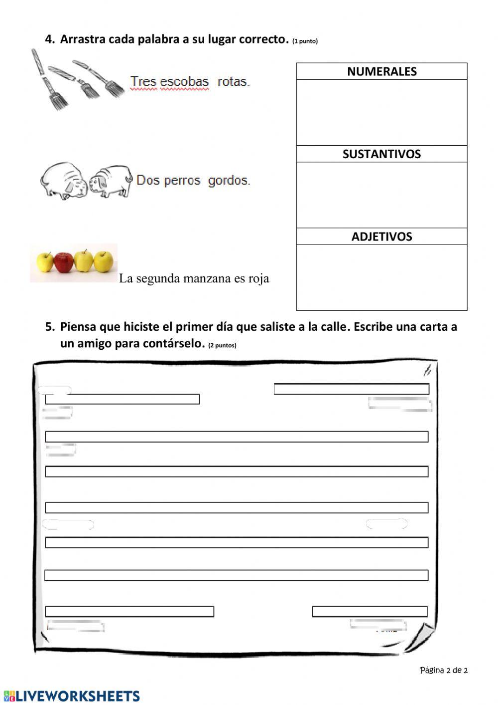 Prueba lengua 2º tema 11