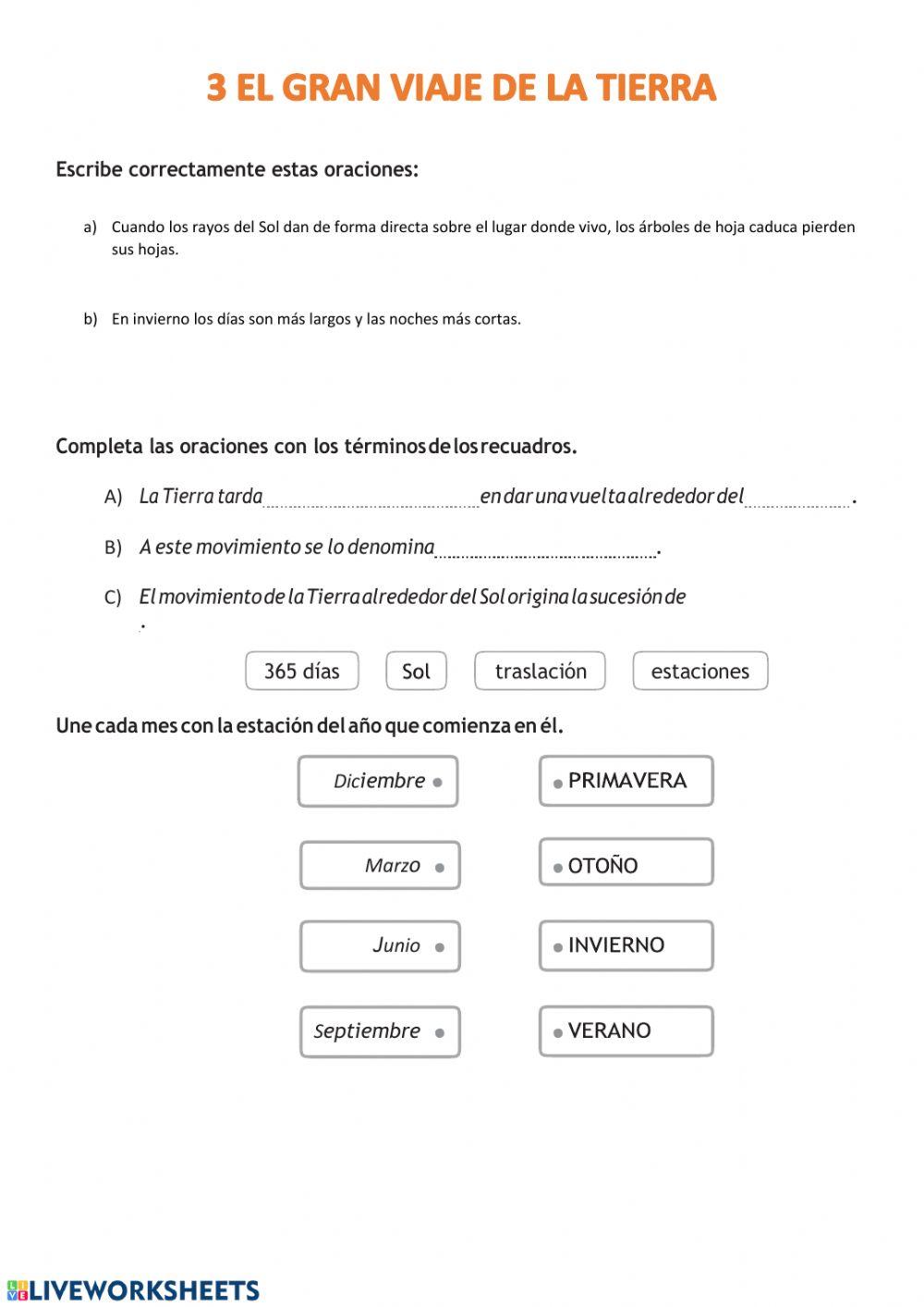 El viaje de la Tierra