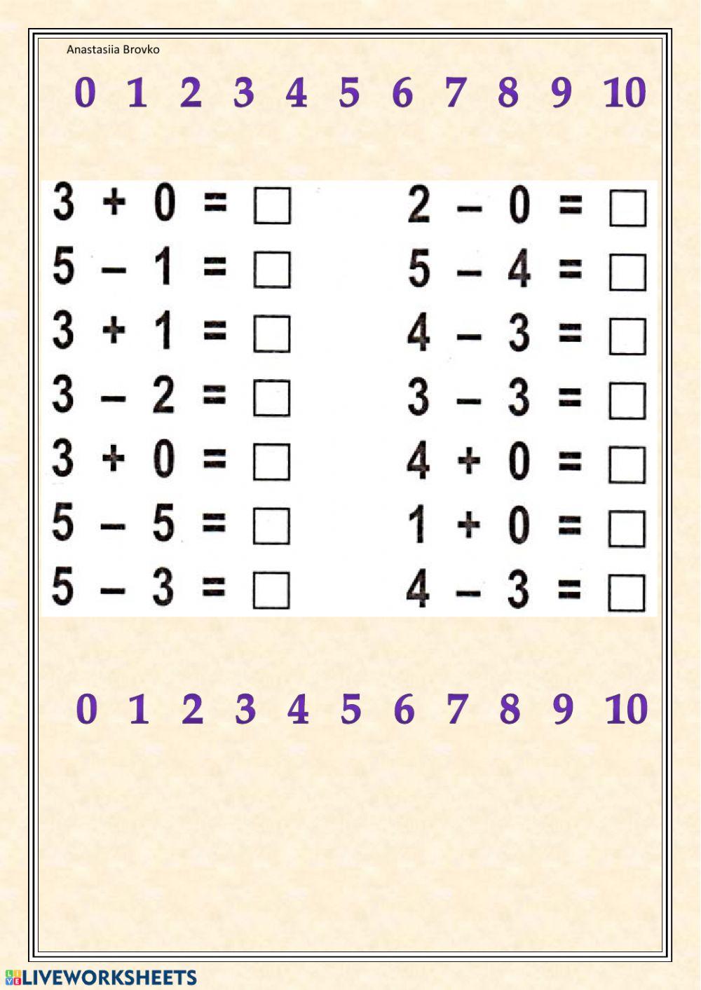Math online pdf activity | Live Worksheets