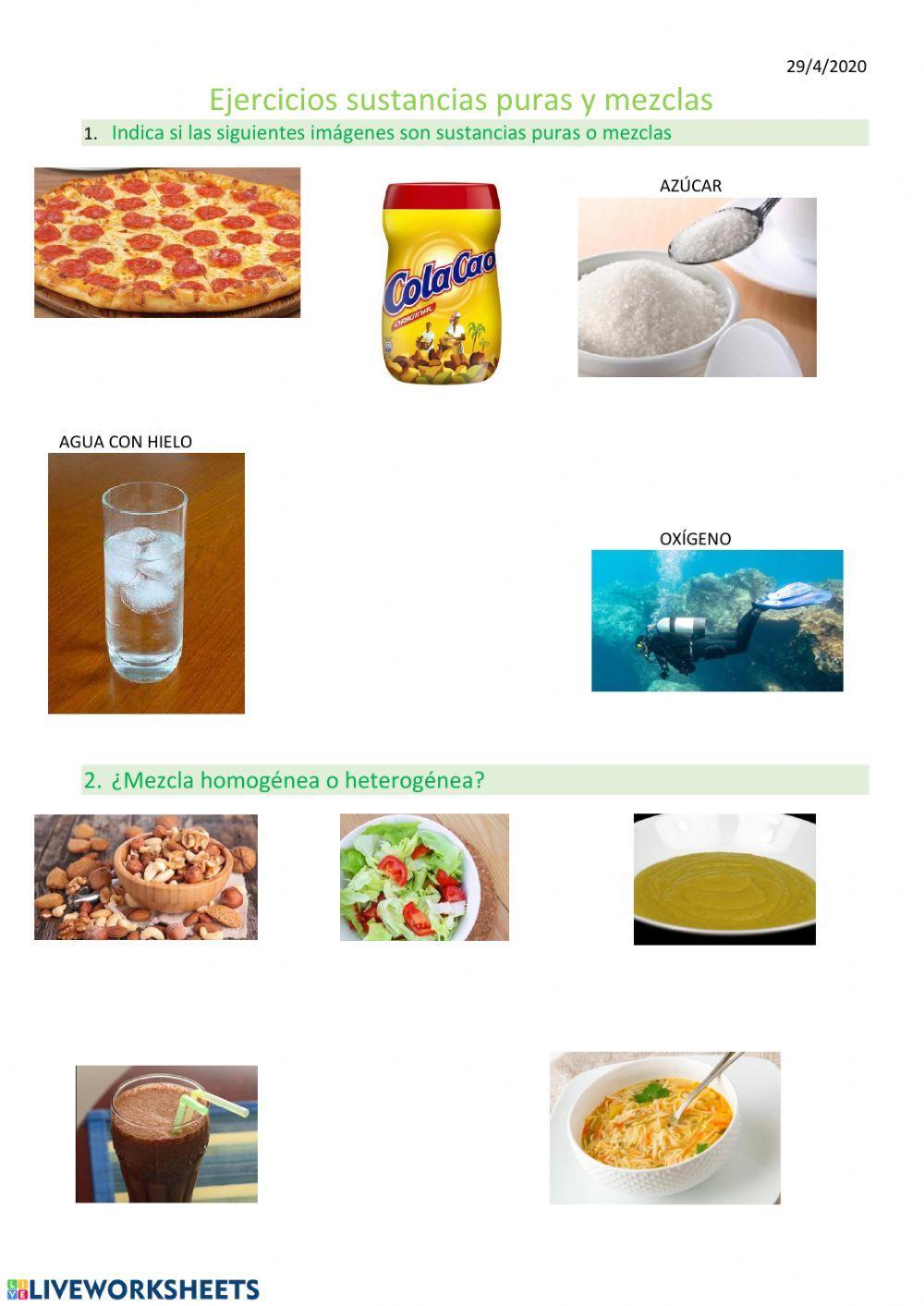 imagen de mezcla homogenea