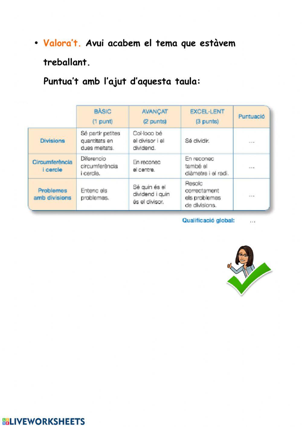 Repàs acumulatiu matemàtiques