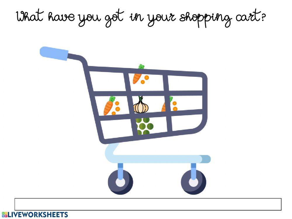 Writing-shopping-cart