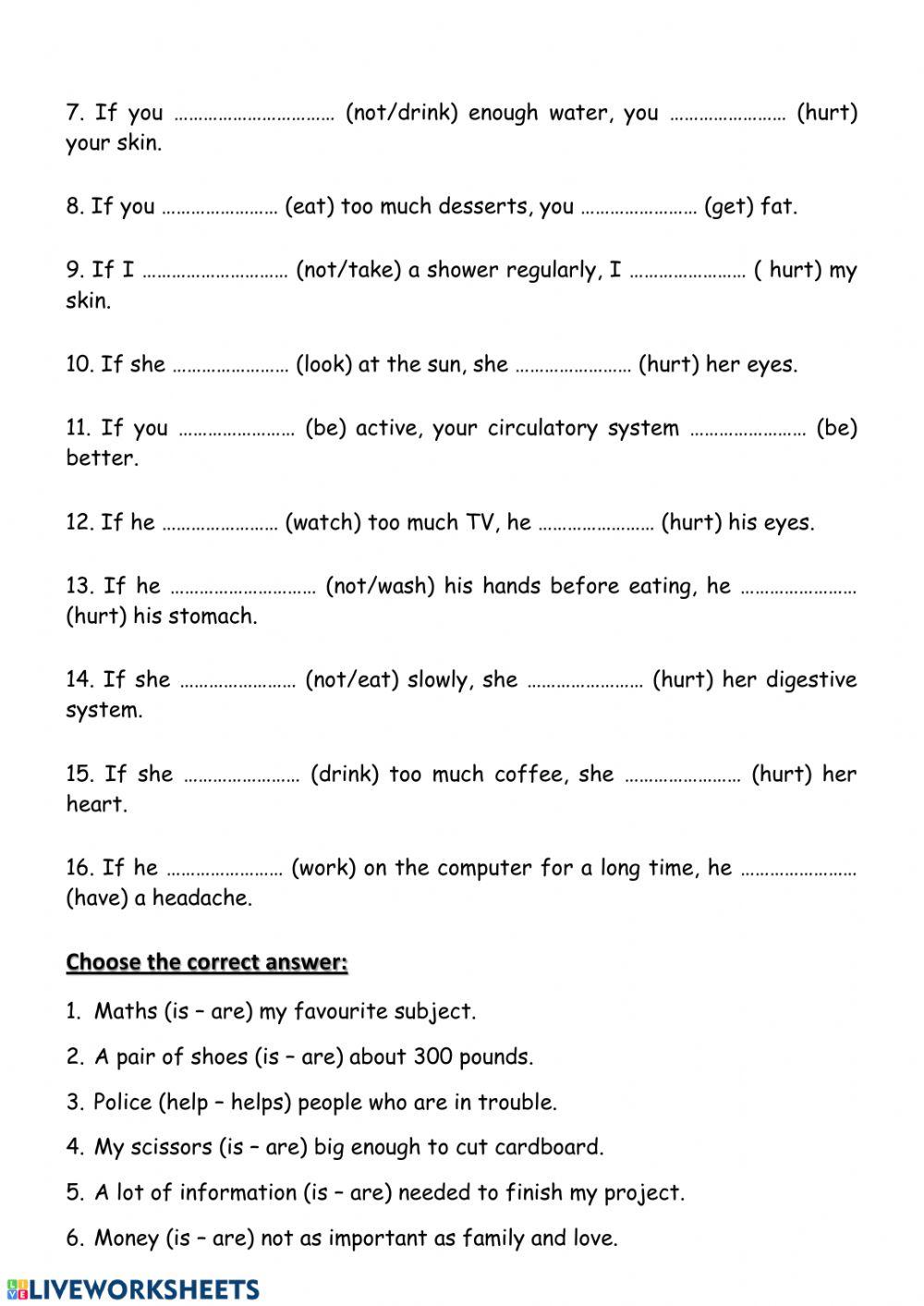 Subject verb agreement2