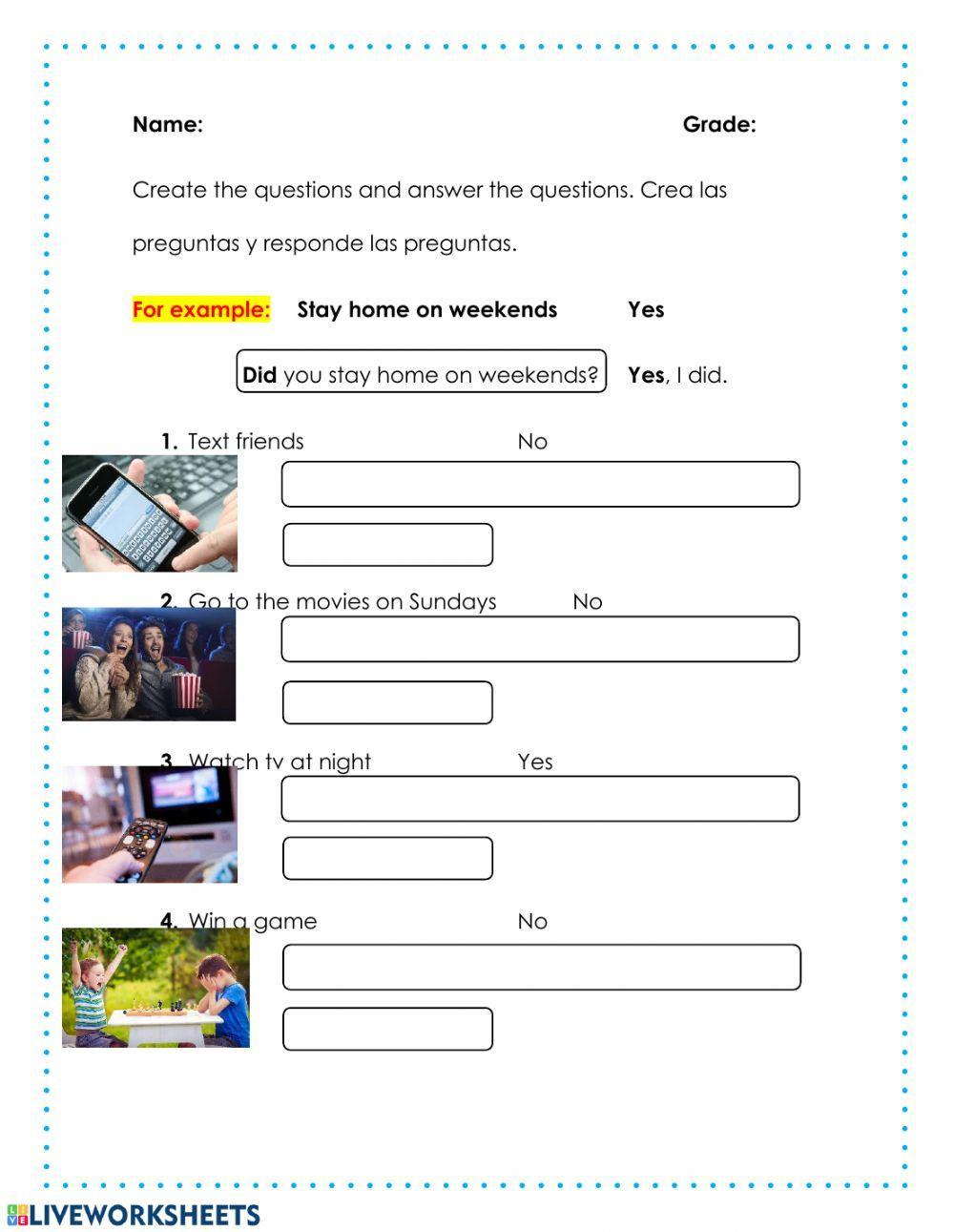 Use of did and didn-t