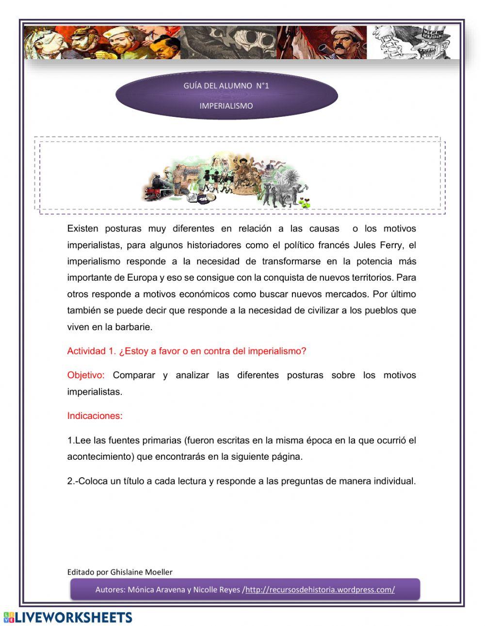 Ficha Imperialismo textos