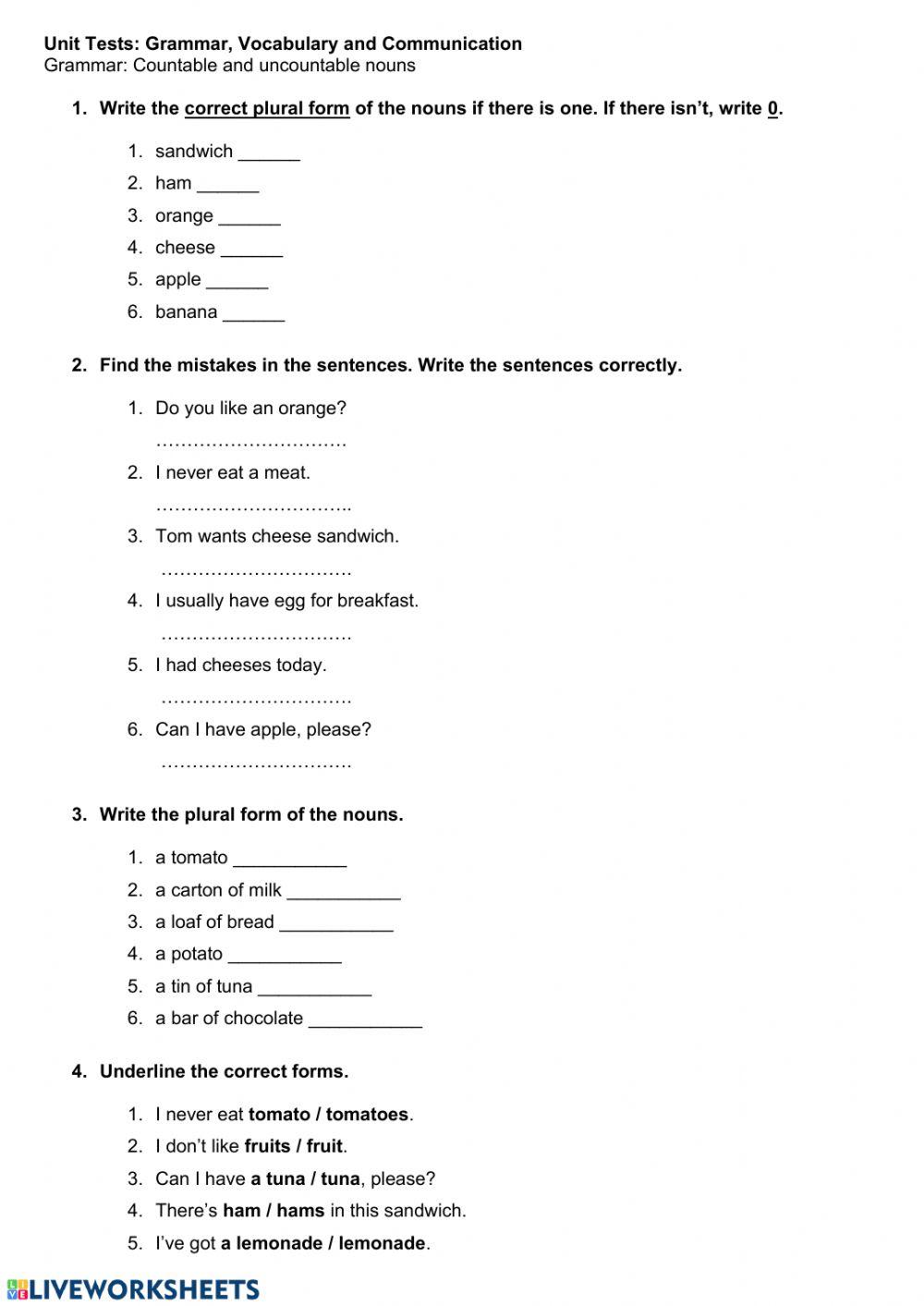 Movers test 4 preparation project 2