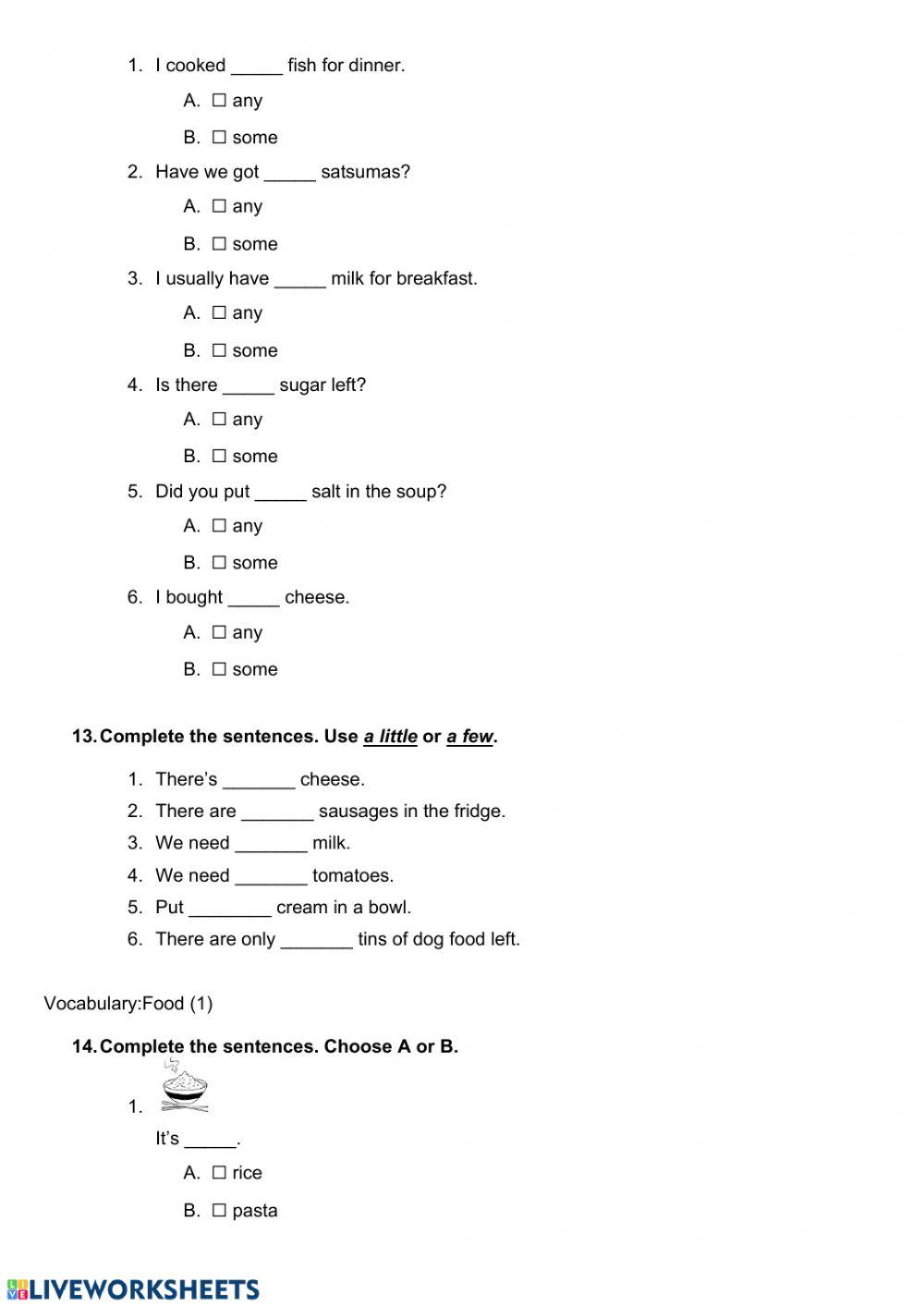 Movers test 4 preparation project 2