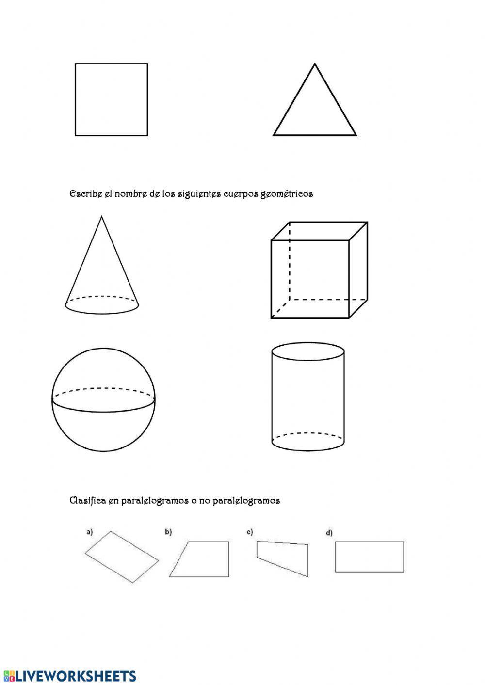 Triángulos y cuadriláteros