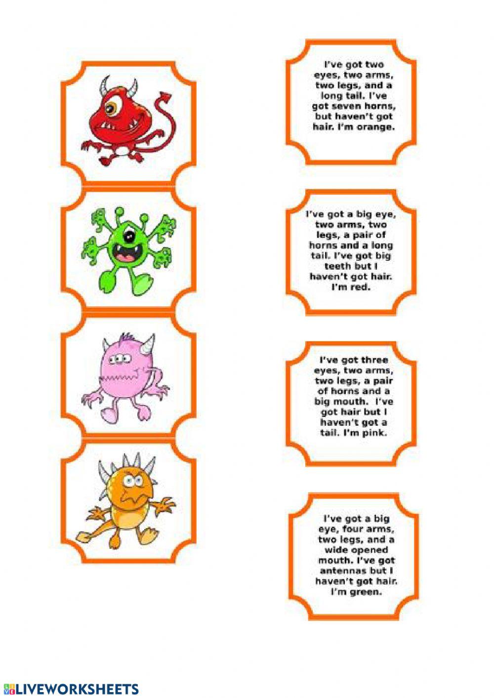 Describe the monster