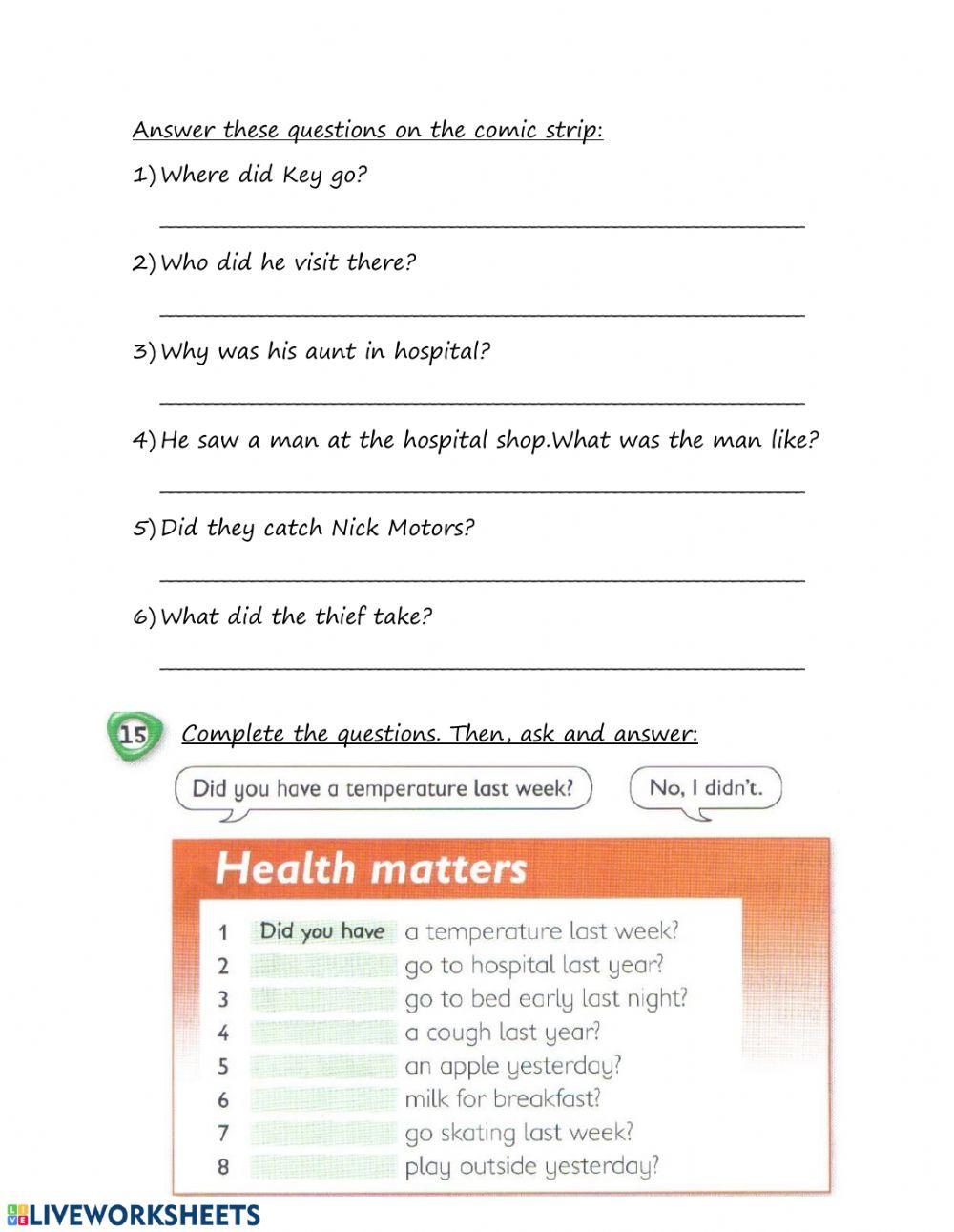 Simple Past - unit 3