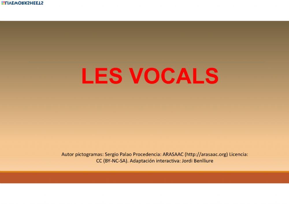 Per quina vocal começa?