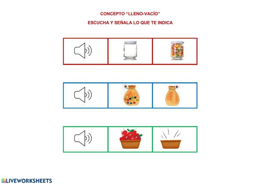CONCEPTO LLENO - VACÍO CONCEPTO LLENO - VACÍO