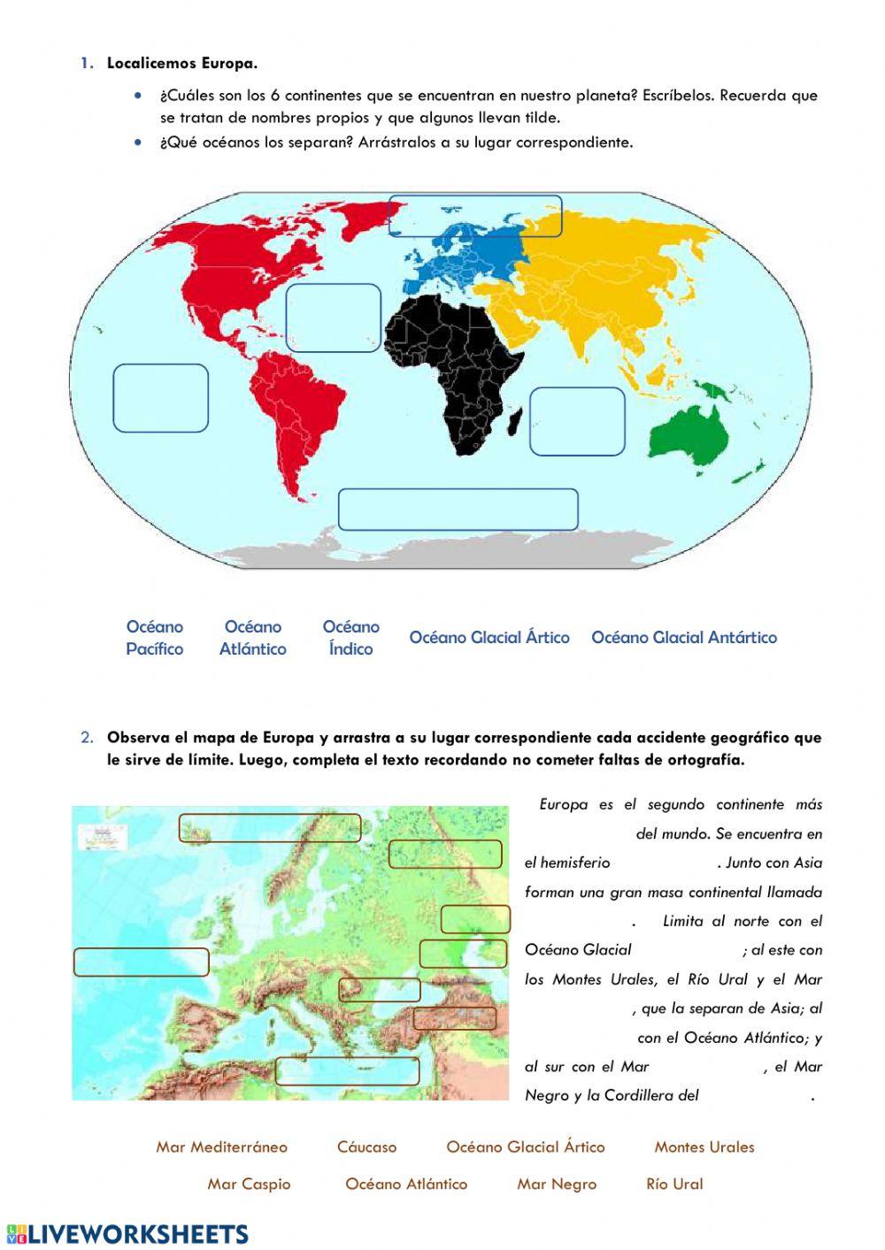Localización de Europa